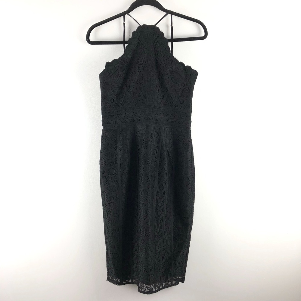 Marciano Los Angeles halter spaghetti strap dress